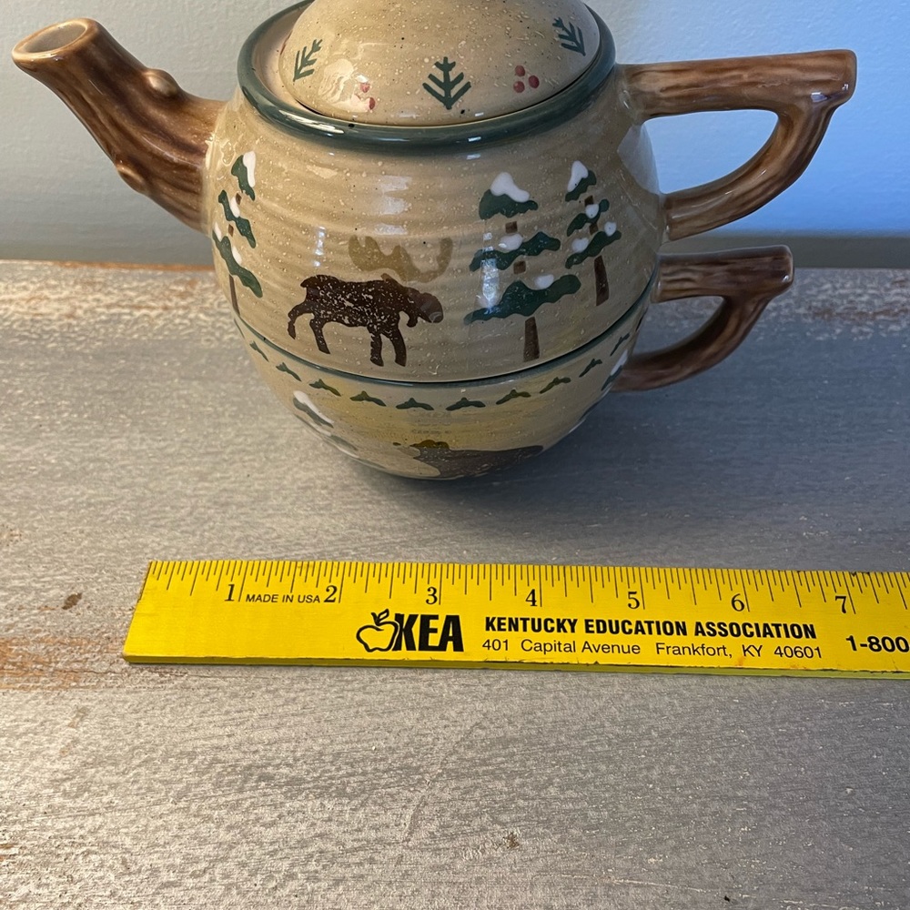 Williams Sonoma Single-Serve Tea Pot and Cup - Picture 6 of 7